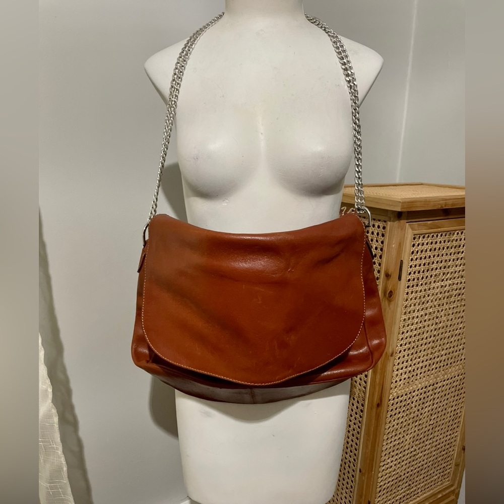 Italian leather satchel,
